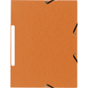 Folder 3 Flap Elastic+Label Recycle Ast/ Pc.
