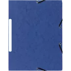 Folder 3 Flap Elastic+Label Recycle Ast/ Pc.