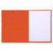 Farde Zonder klep. 5-/10 Manila oranje/ St.