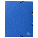 Farde Zonder klep. 5-/10 Manila blauw/ St.