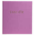 Livre d'or 140 pages tranche or Pop'N Co/ Pce