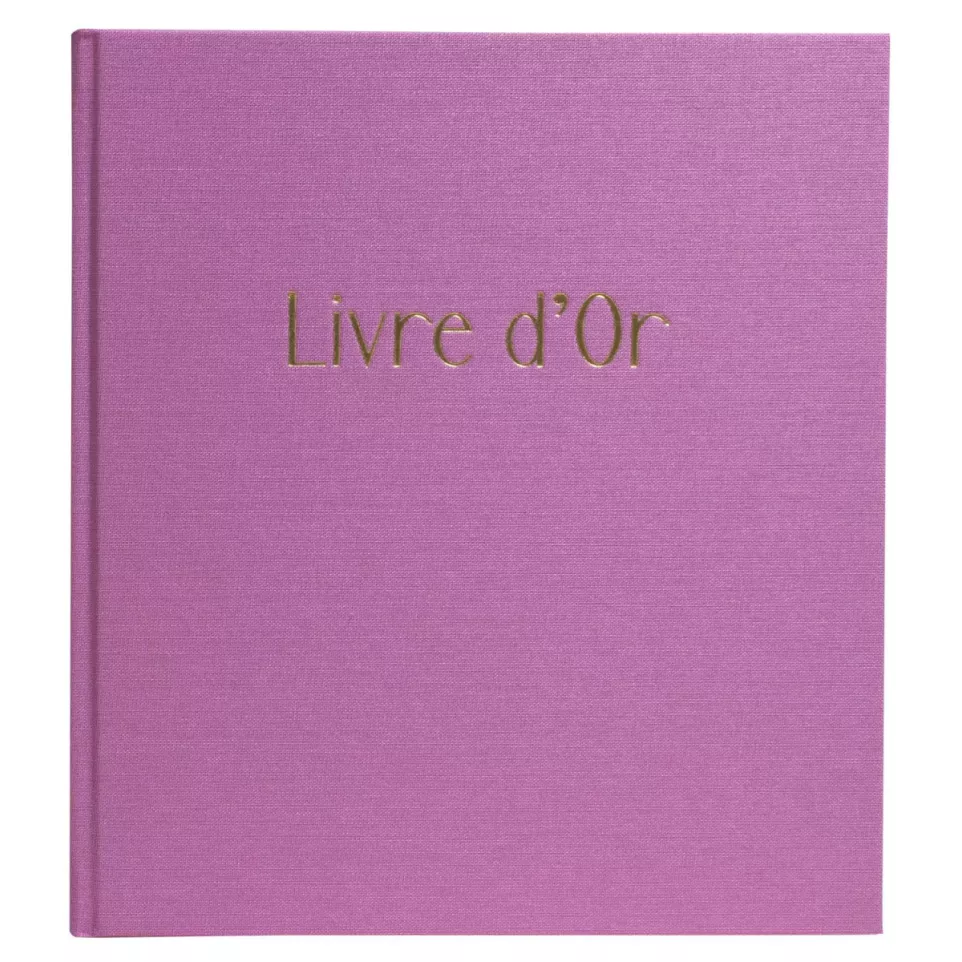 Livre d'or 140 pages tranche or Pop'N...