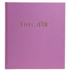 Livre d'or 140 pages tranche or Pop'N Co/ Pce