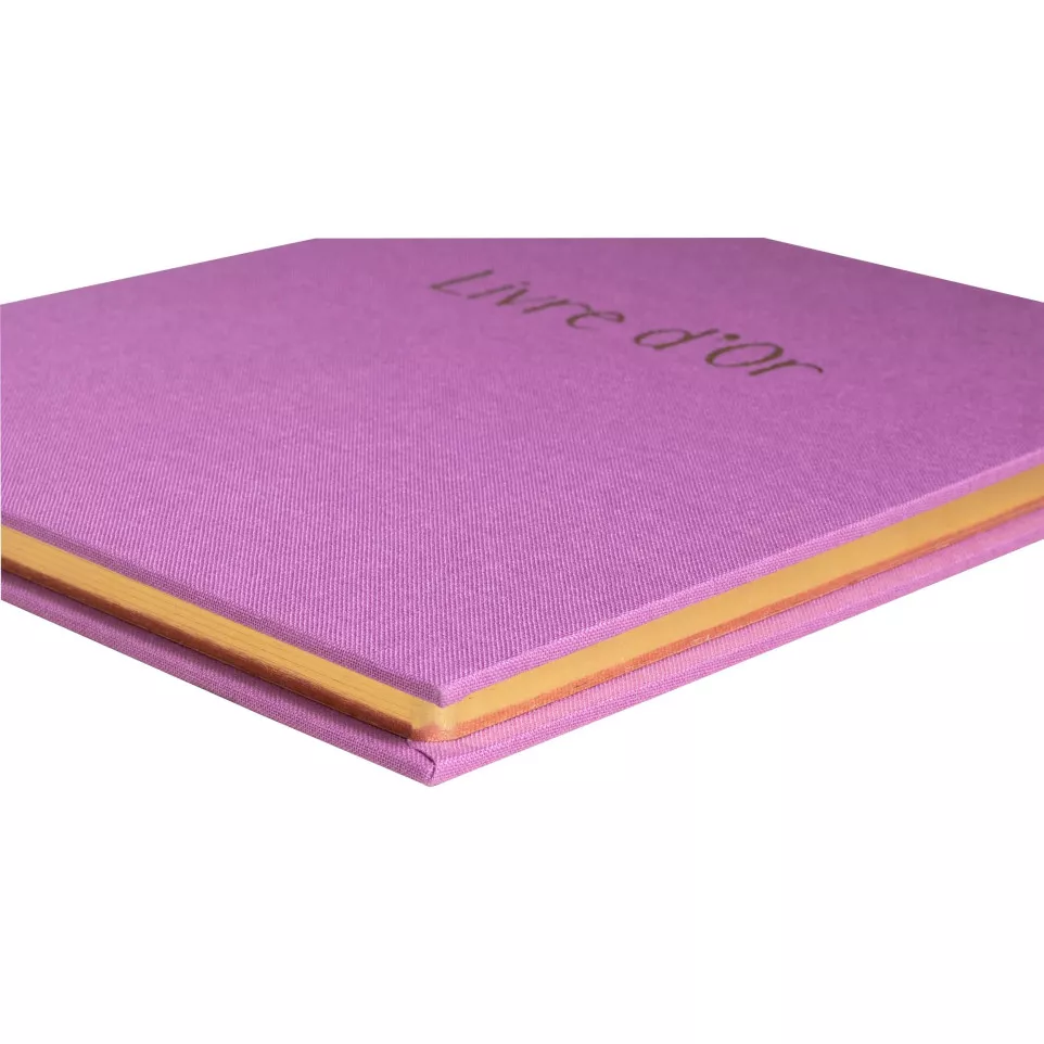 Livre d'or 140 pages tranche or Pop'N...