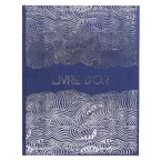 Gastenboek 100p g 27-x22cm Japan blauw/ St.