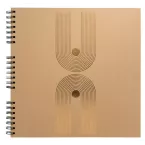 Fotoalb spir 60p.zwr- 32x32 Graphik kraft/ St.