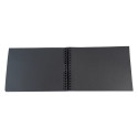 Fotoalb spir 50p zw-32x22cm Japan paars/ St.