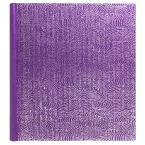 Fotoalb boek 60p zw-29x32cm Japan paars/ St.