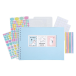 Scrapbooking Kit 32x-22 ScrapAddict blauw/ St.