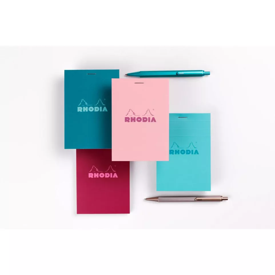 Rhodia Colour Stapled Pad 80sh...