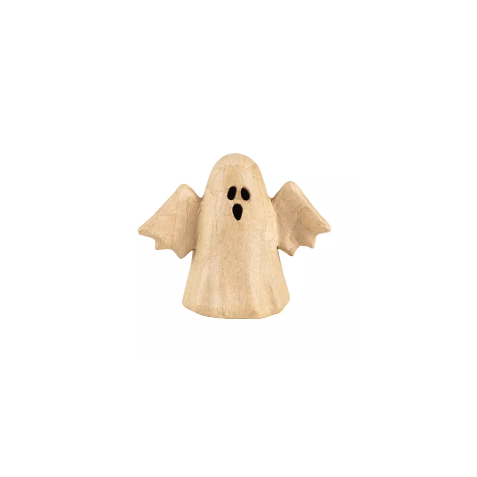 Groot spookkaarsje met vleugels-/ St.