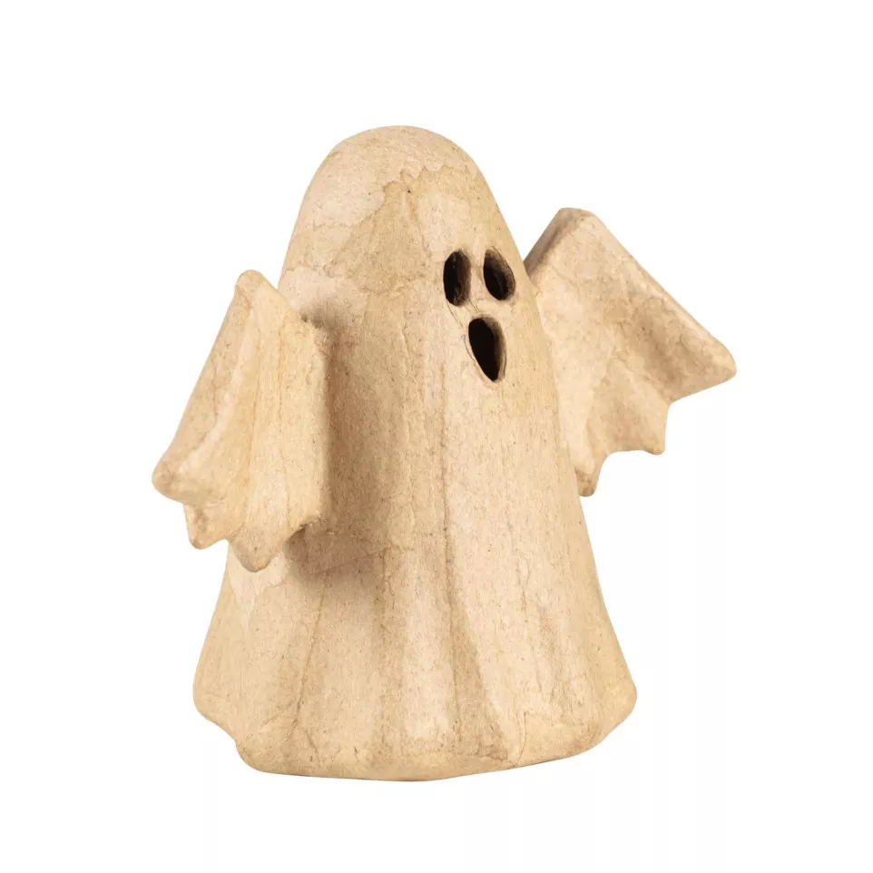 Groot spookkaarsje met vleugels-/ St.