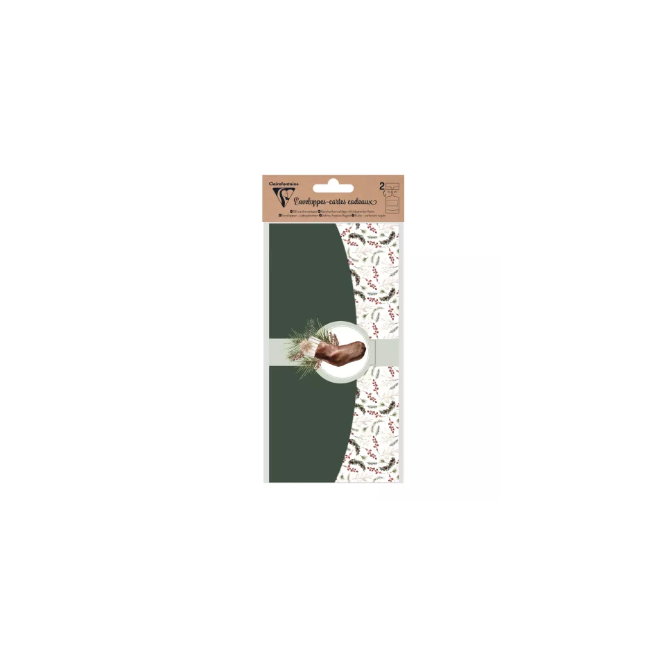 ENVELOPPES-CARTES CADEAUX, Set de 2...