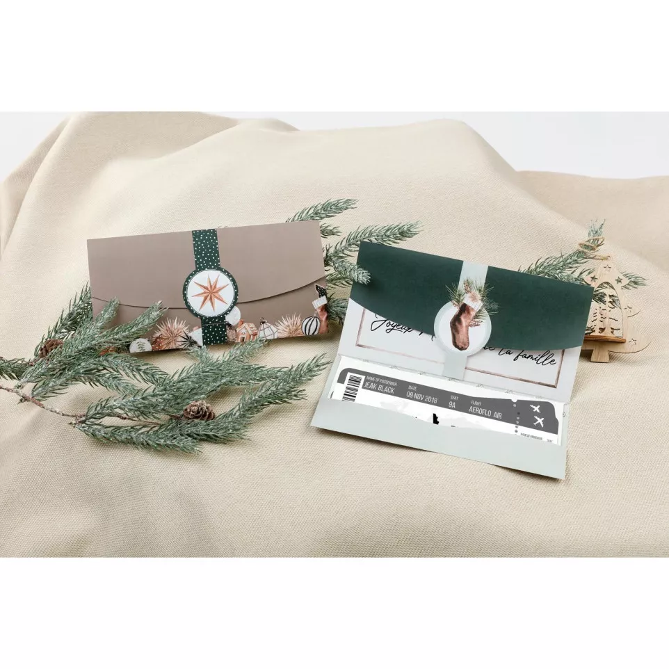 ENVELOPPES-CARTES CADEAUX, Set de 2...