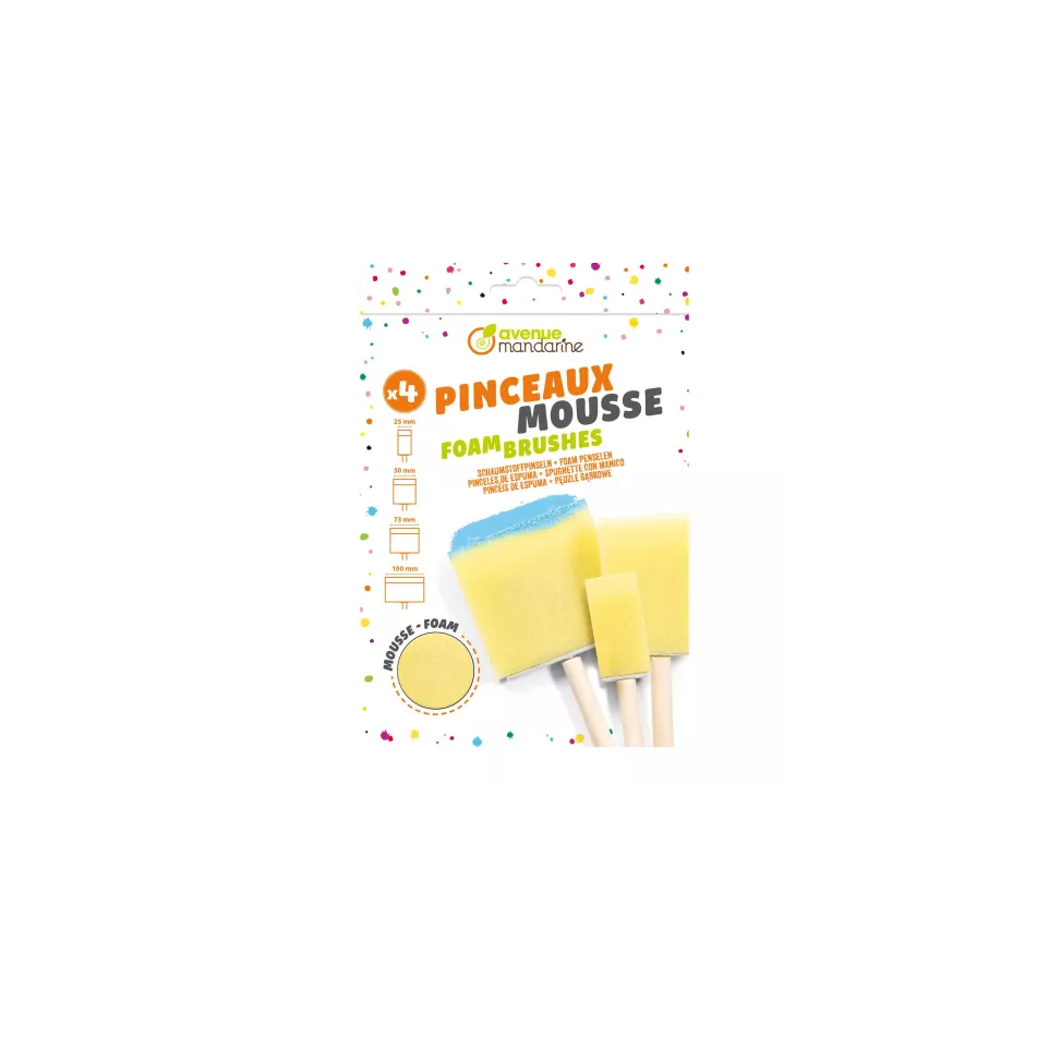 Pinceaux mousse/ Pce