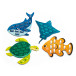 Weaving ribbons, Sea animals-/ Pc.