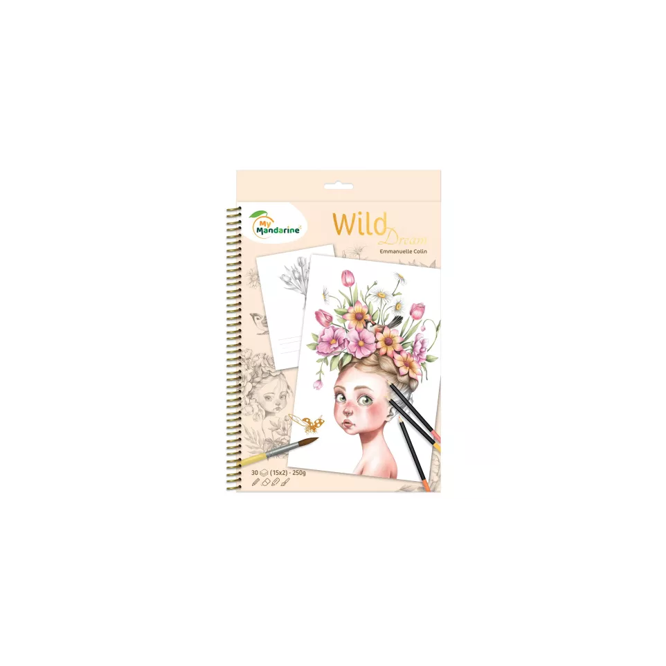 Colouring book Wild A4-/ Pc.