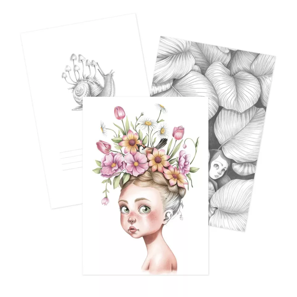 Colouring book Wild A4-/ Pc.