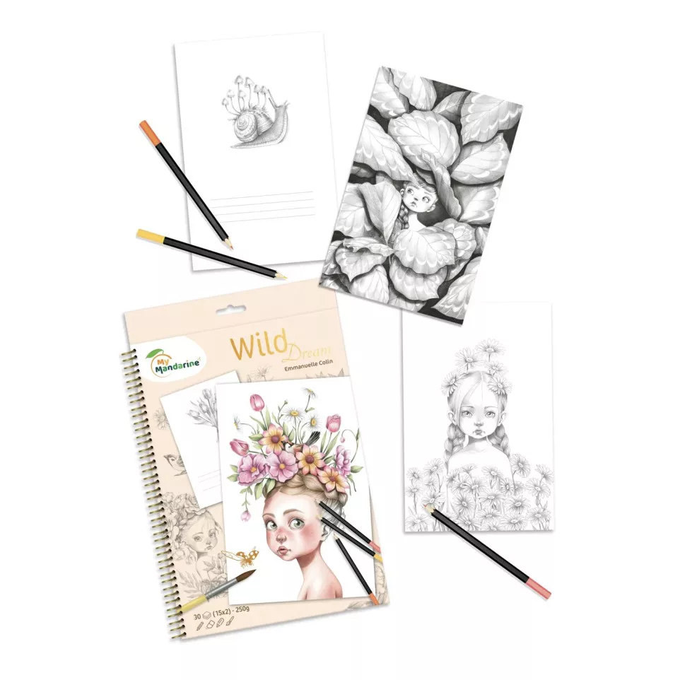 Colouring book Wild A4-/ Pc.