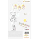 Doll to paint, Chloe/ Pc.