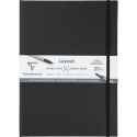 Layout double-face carnet ouverture à plat 25F A4 220g/ Pce
