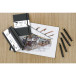 Layout double-face carnet ouverture à plat 25F A4 220g/ Pce