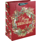 XMAS EMBOSSED WREATH LARGE...