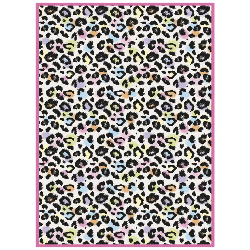 10PC LEOPARD PRINT OBLONG BOX 4'S...