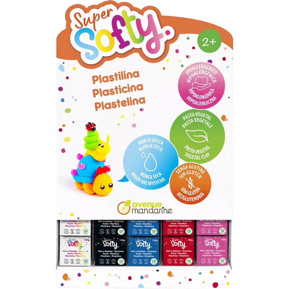 Display Super Softy,- leeg...