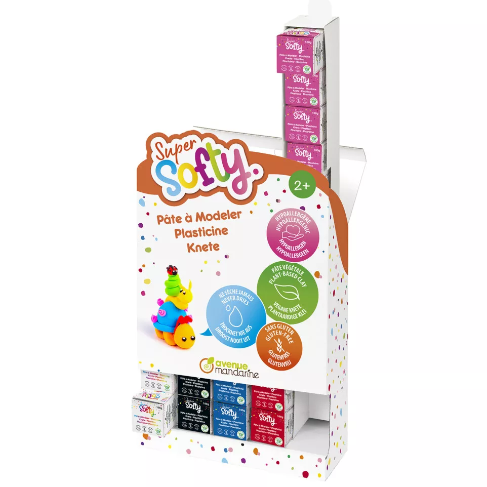 Display Super Softy,- leeg...