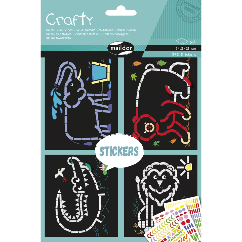 Crafty, 14,8x21 cm, Animaux sauvages/...