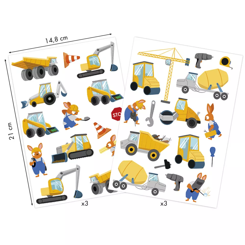 Baby, Work site, Pack 6 sh 14,8x21cm/...