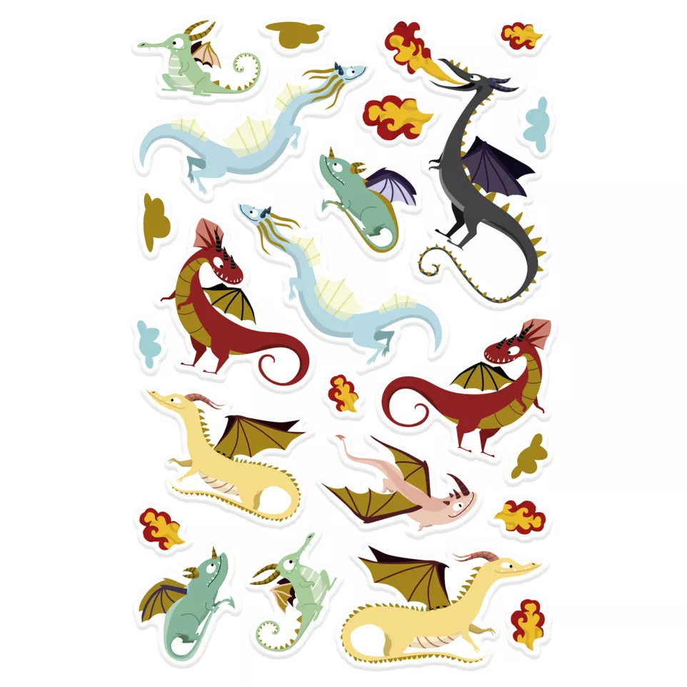 Puffy, Sach 1 pl 10,5x16cm, Dragons/ Pce