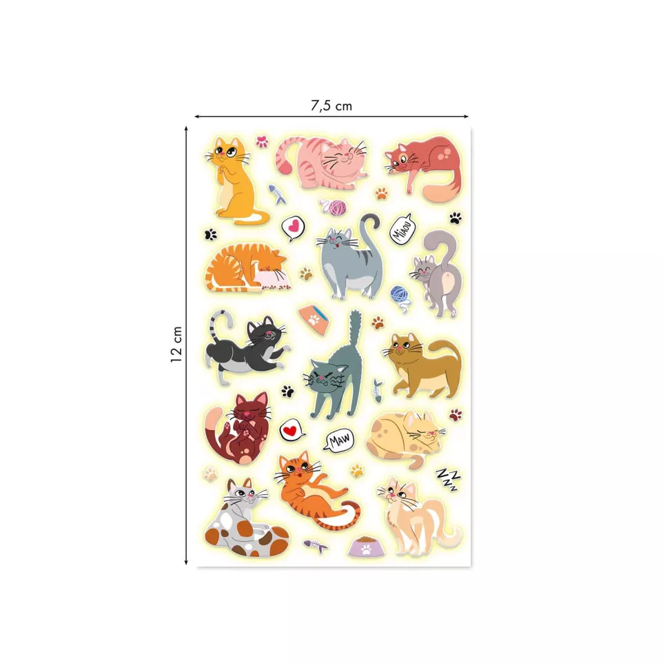 Cooky, Pack 1 sh 7,5x12cm, Cats/ Pc.