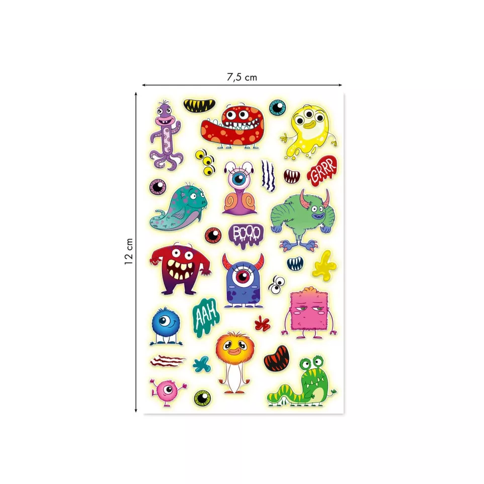 Cooky, Pack 1 sh 7,5x12cm, Monsters/ Pc.