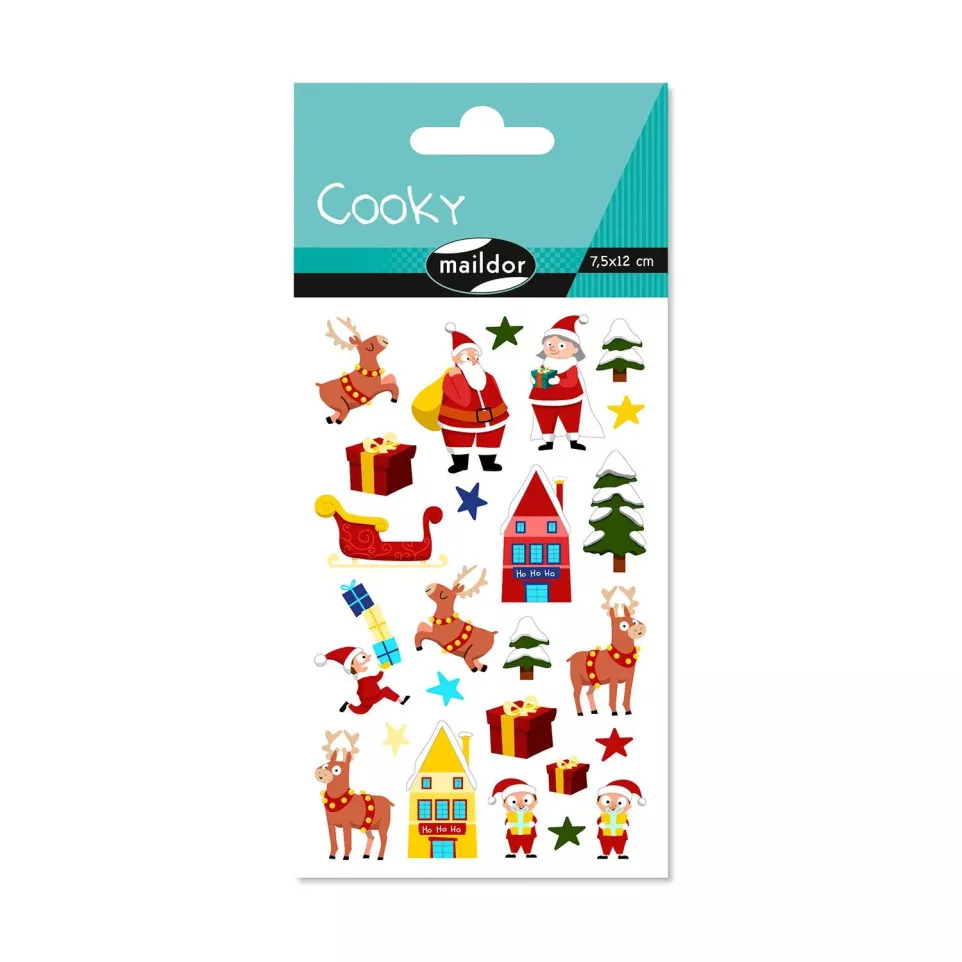 Cooky, Pack 1 sh 7,5x12cm, Christmas/...