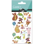 Cooky, Pk 1 vel 7,5x12cm, Clowns-/ St.