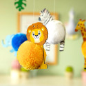 Creatieve doos, Pomp-ons, Savanne dieren/ St.