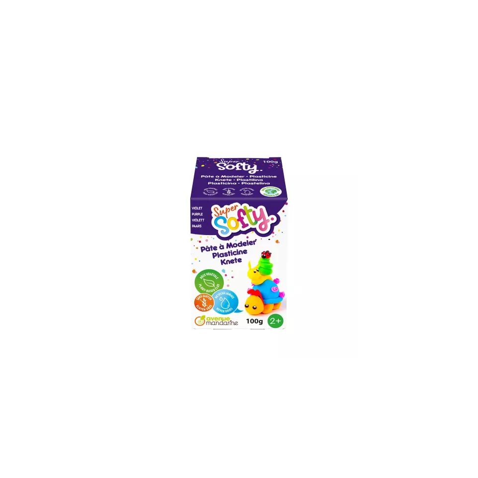 Boîte Super Softy 100g, Violet/ Pce