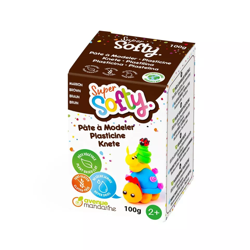 Boîte Super Softy 100g, Marron/ Pce