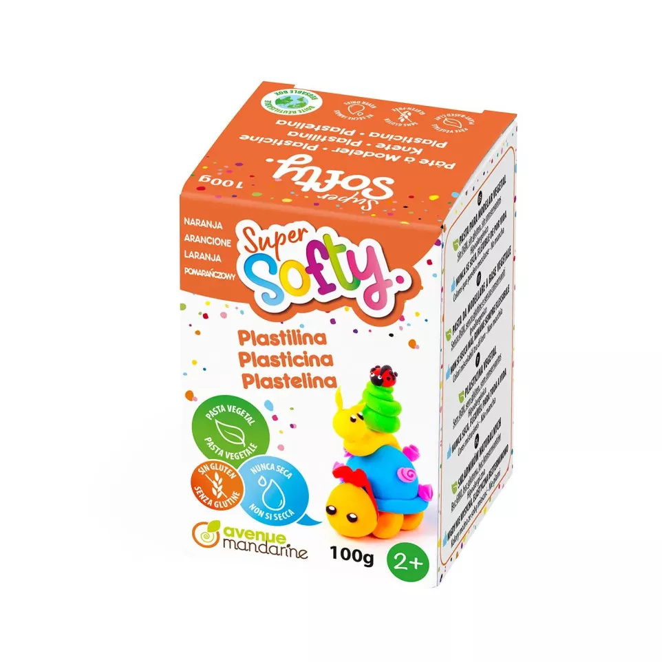 Doos Super Softy 100g, Oranje-/ St.