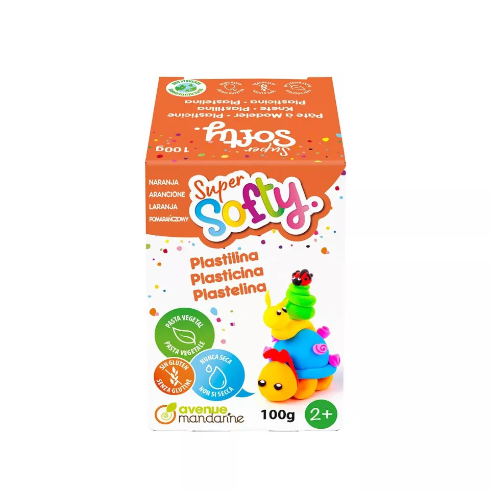 Boîte Super Softy 100g, Orange/ Pce