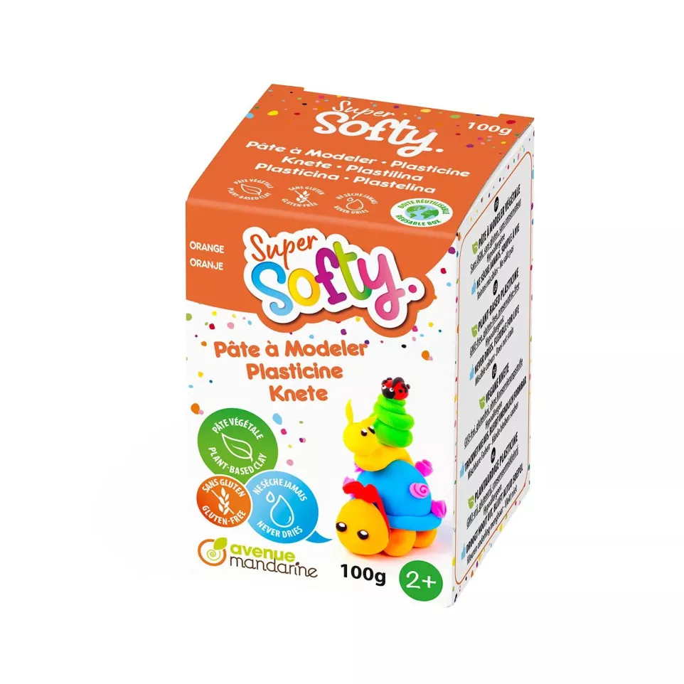 Boîte Super Softy 100g, Orange/ Pce