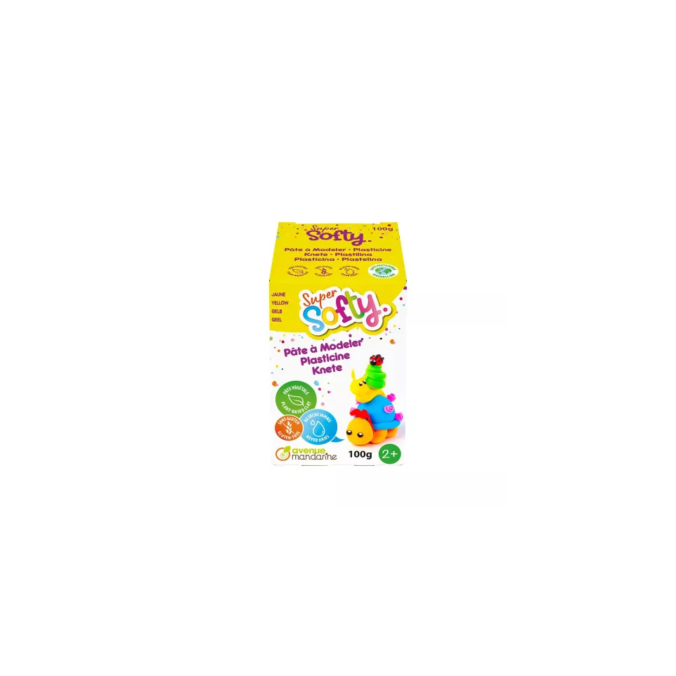 Boîte Super Softy 100g, Jaune/ Pce