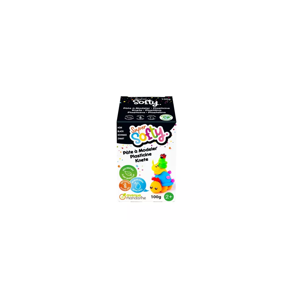 Boîte Super Softy 100g, Noir/ Pce