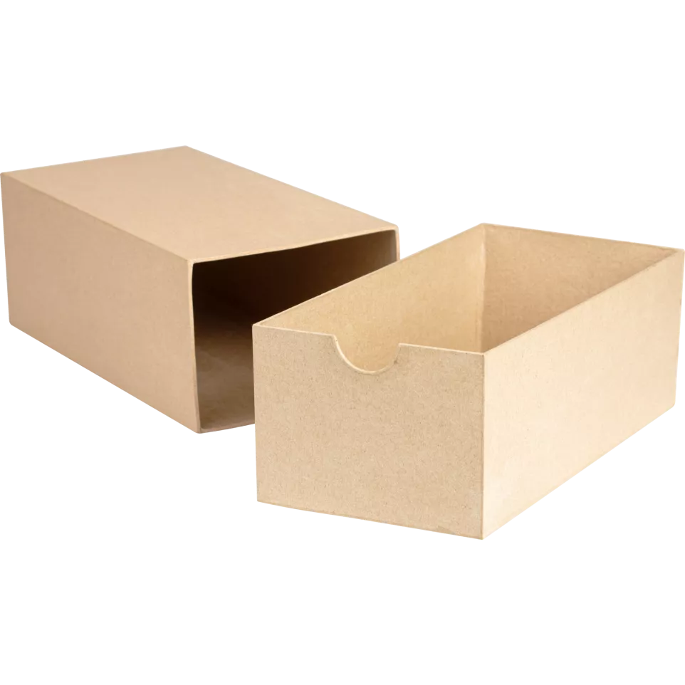 Boîte rectangle avec tiroir...