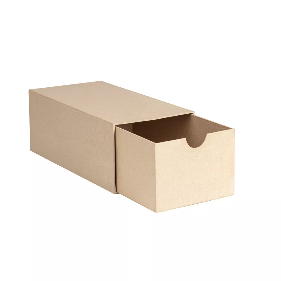 Boîte rectangle avec tiroir...
