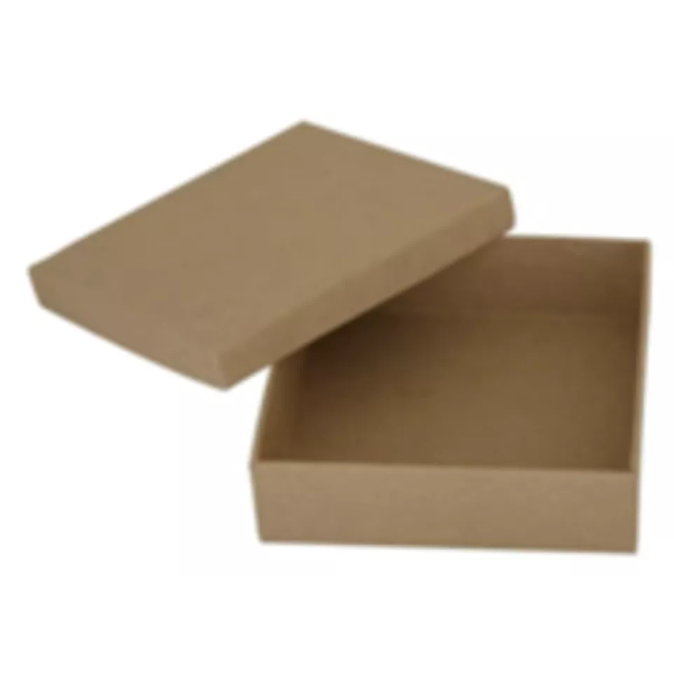 Vierkante doos 10x10x3,5cm-/ St.