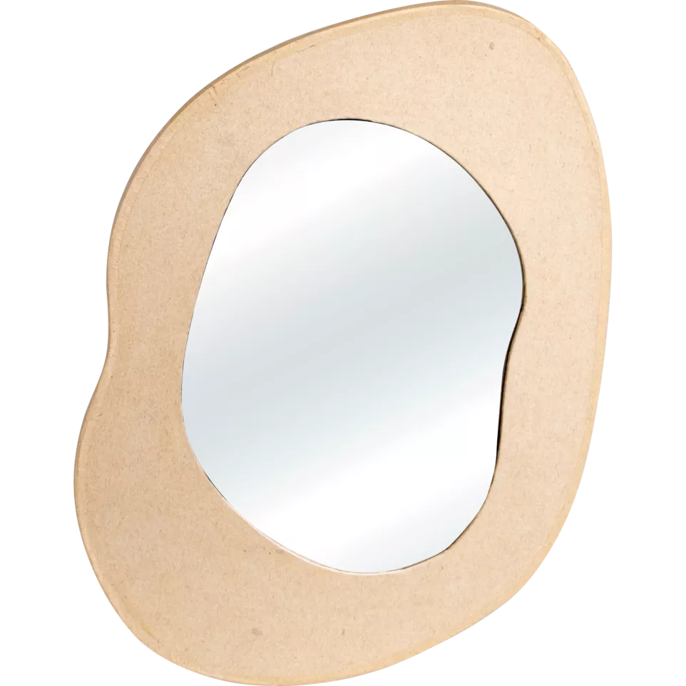 Organic mirror to hang 26x35x1 cm/ Pc.
