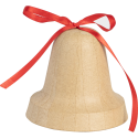 Klok met lint 10x10x9cm-/ St.